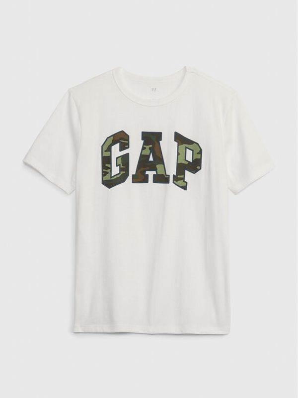 Gap Gap Majica 424016-04 Bela Regular Fit