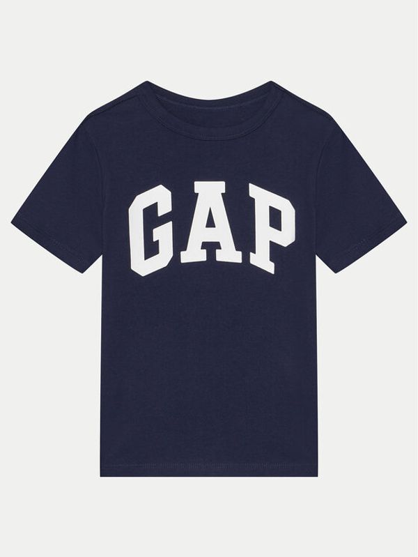 Gap Gap Majica 424016-12 Mornarsko modra Regular Fit