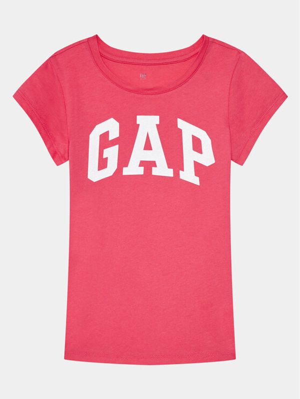Gap Gap Majica 460525-05 Roza Regular Fit