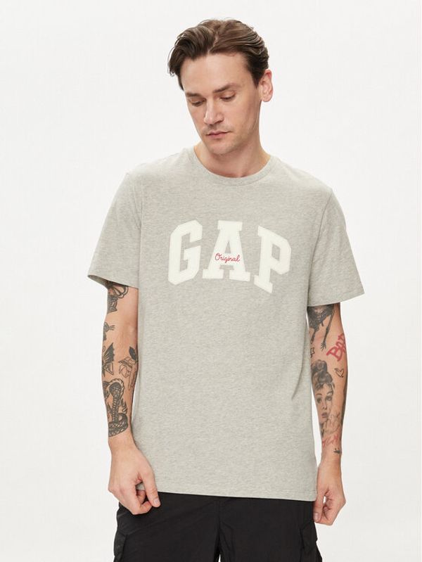 Gap Gap Majica 471777-06 Siva Regular Fit