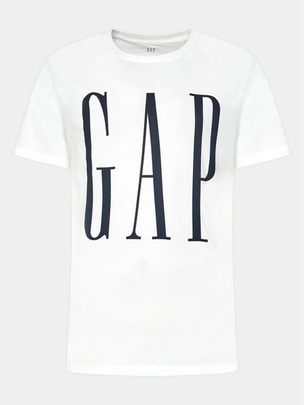 Gap Gap Majica 499950-03 Bela Regular Fit