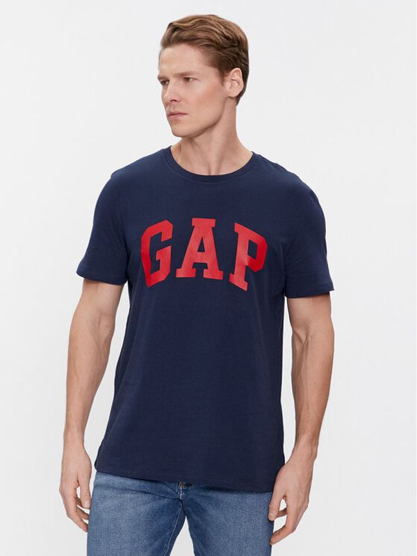 Gap Gap Majica 550338-04 Mornarsko modra Regular Fit