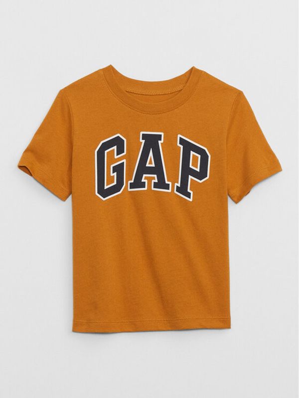 Gap Gap Majica 748026-05 Rjava Regular Fit