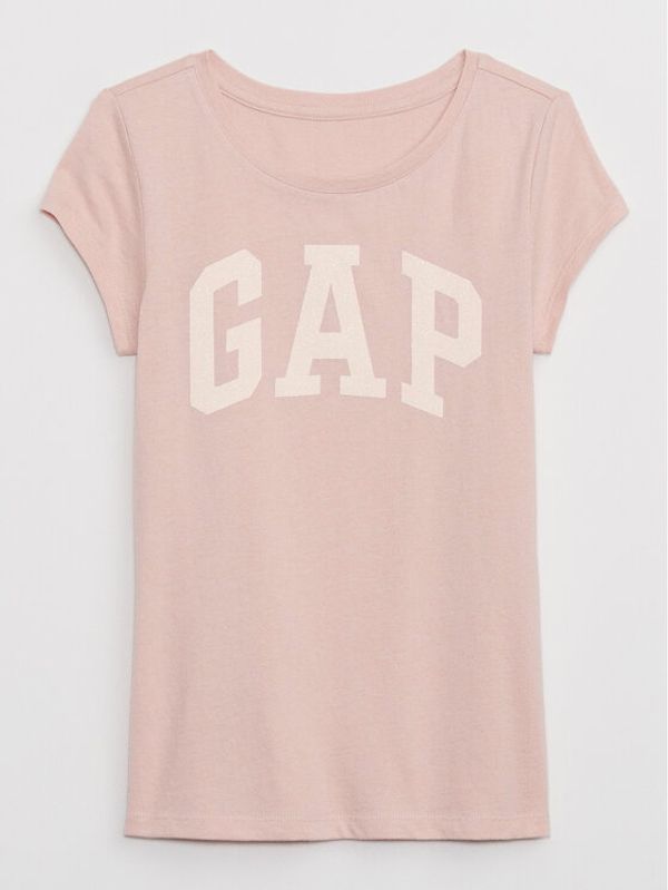 Gap Gap Majica 792399-01 Roza Regular Fit