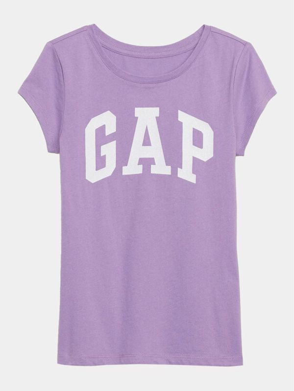 Gap Gap Majica 792399-05 Vijolična Regular Fit