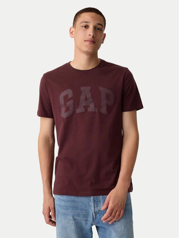 Gap Gap Majica 856659-17 Rdeča Regular Fit