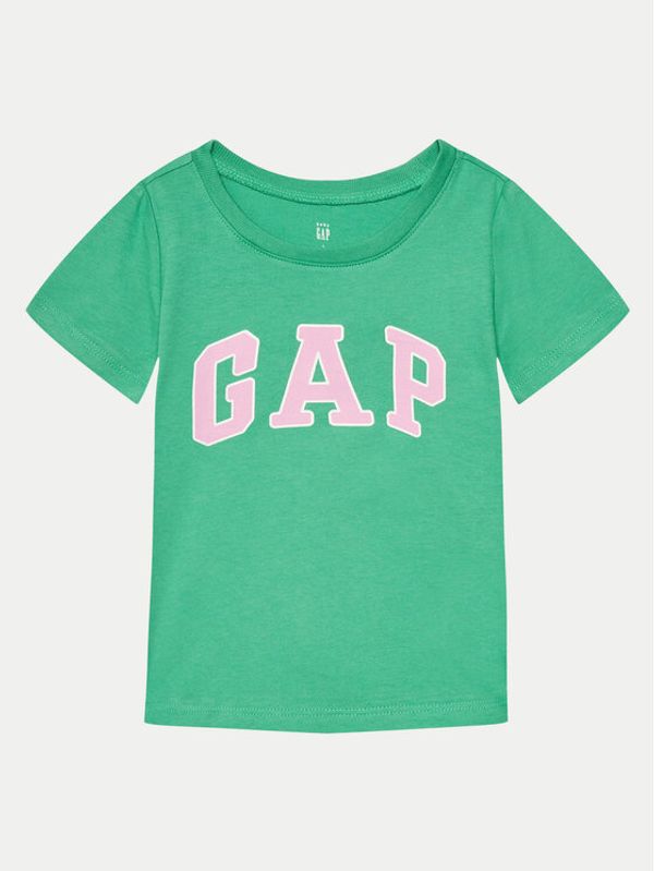 Gap Gap Majica 862123 Zelena Regular Fit