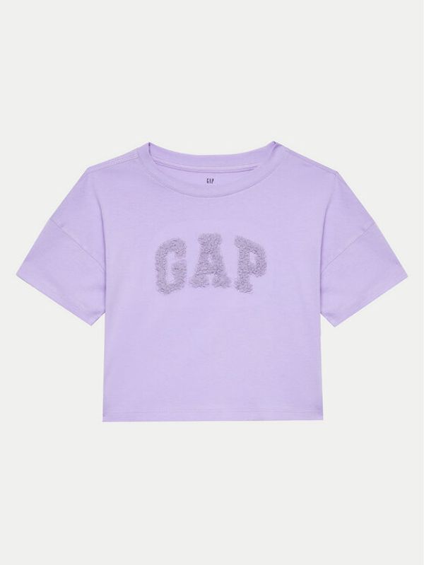 Gap Gap Majica 883128-01 Vijolična Relaxed Fit