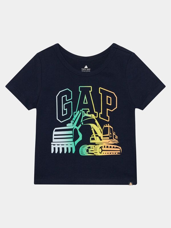 Gap Gap Majica 886978-00 Mornarsko modra Regular Fit