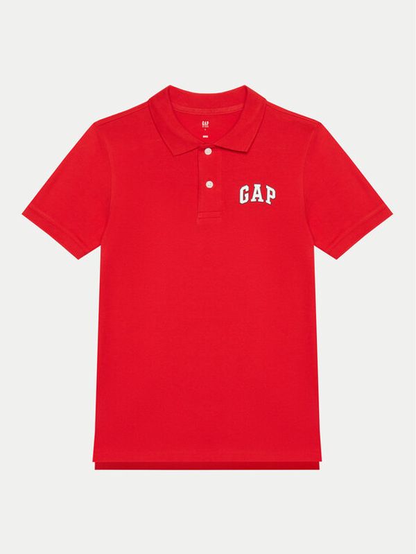 Gap Gap Polo majica 559938 Rdeča Regular Fit