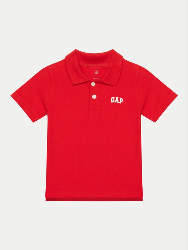 Gap Gap Polo majica 572587 Rdeča Regular Fit