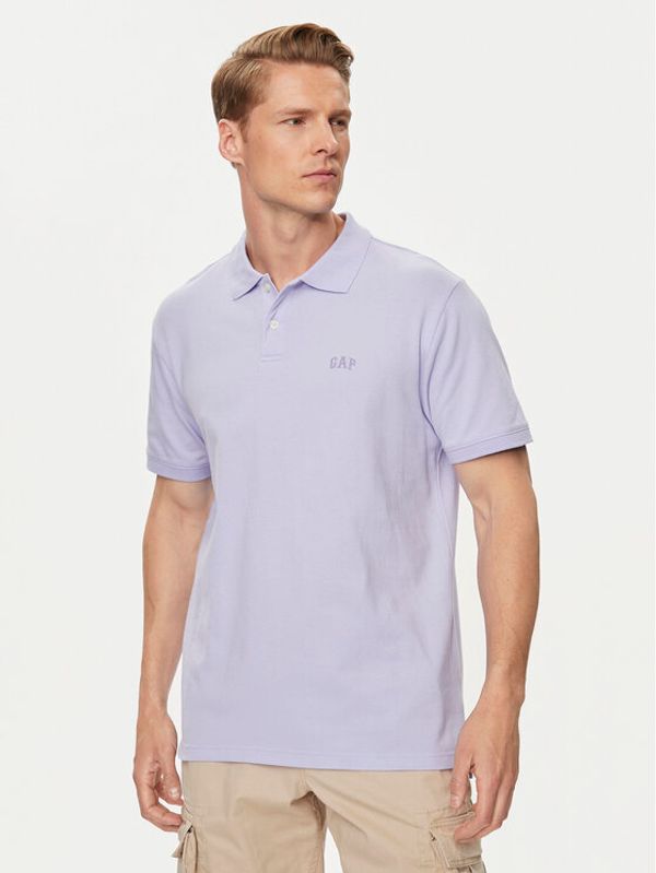 Gap Gap Polo majica 586306-14 Vijolična Regular Fit
