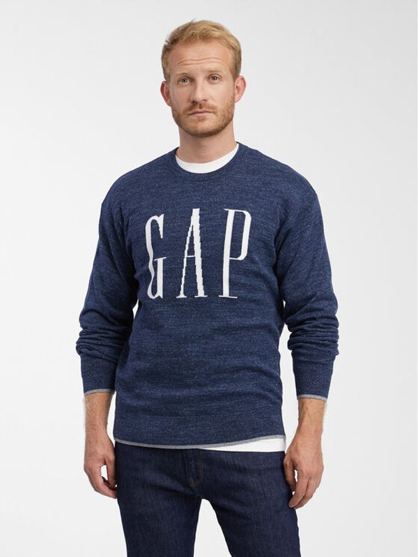 Gap Gap Pulover 724378-00 Mornarsko modra Regular Fit