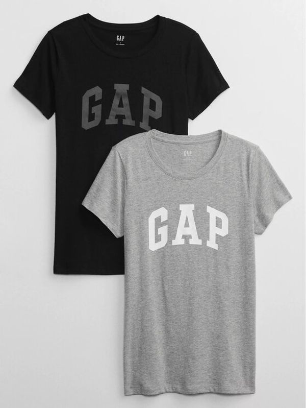 Gap Gap Set dveh majic 548683-05 Siva Regular Fit