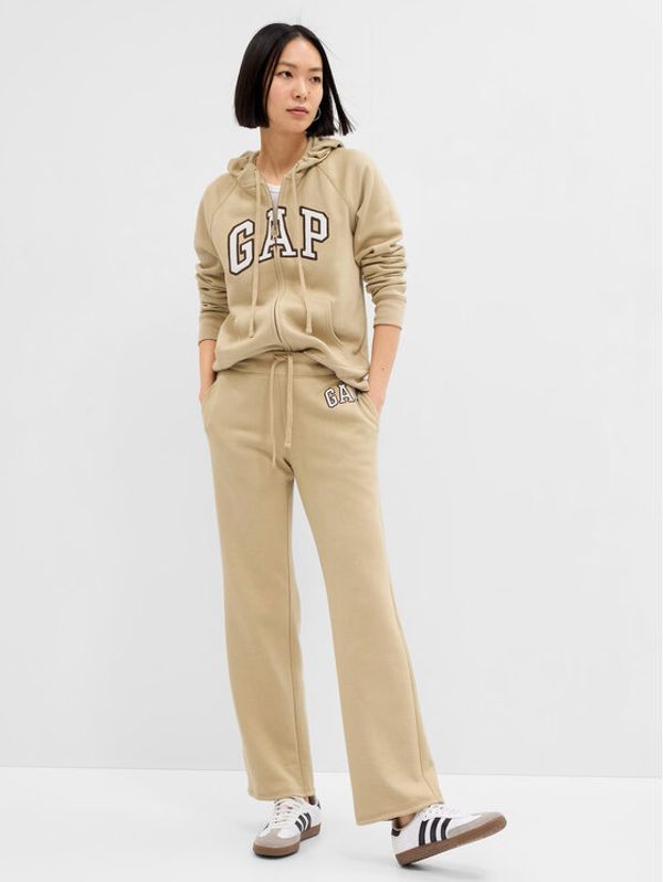 Gap Gap Spodnji del trenirke 430369-11 Bež Regular Fit