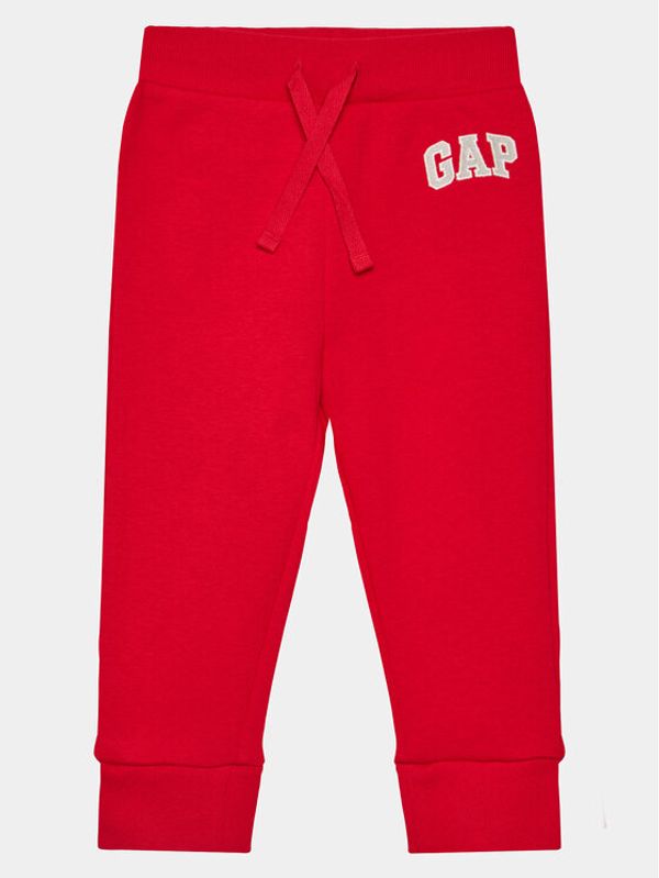 Gap Gap Spodnji del trenirke 633913-02 Rdeča Regular Fit