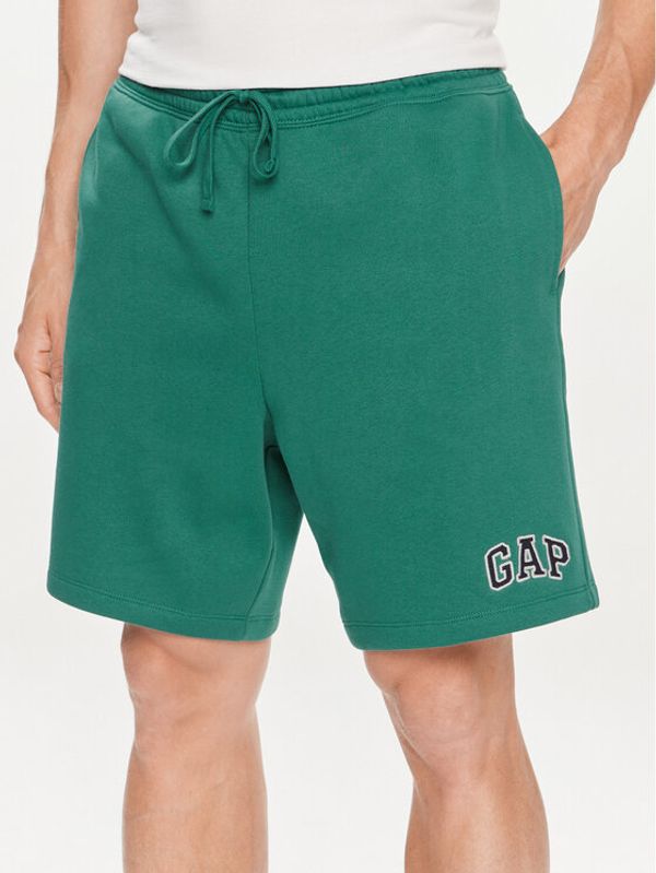 Gap Gap Športne kratke hlače 866764-01 Zelena Regular Fit