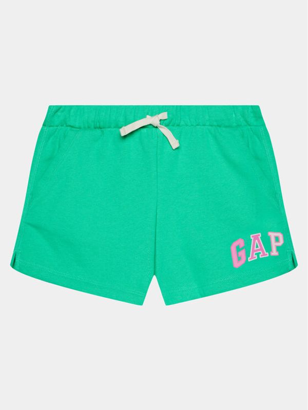 Gap Gap Športne kratke hlače 890932 Zelena Regular Fit