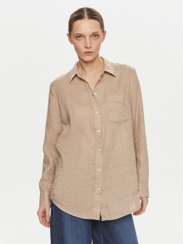 Gap Gap Srajca 875983 Bež Relaxed Fit