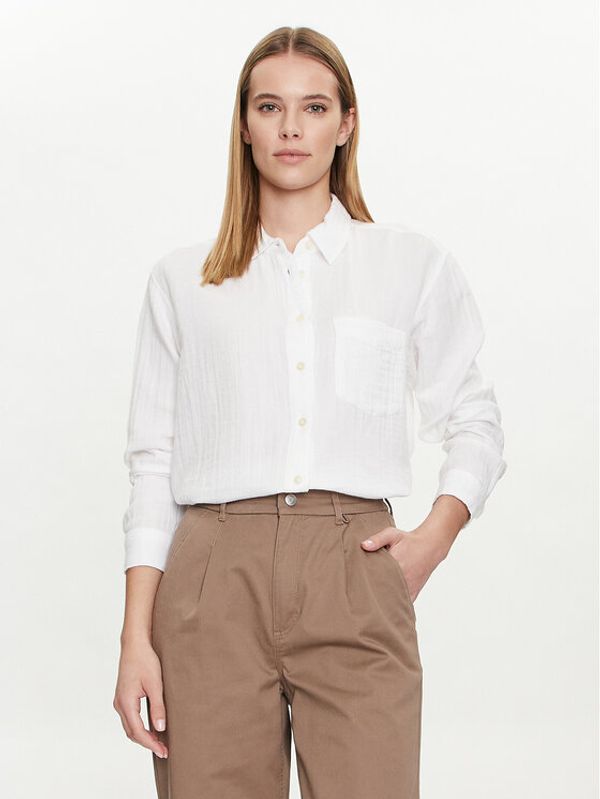 Gap Gap Srajca 885282-01 Bela Relaxed Fit