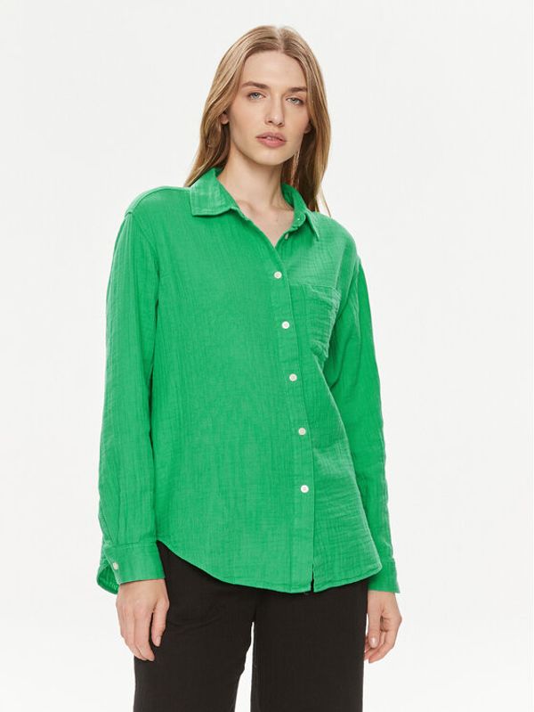 Gap Gap Srajca 885282-02 Zelena Relaxed Fit