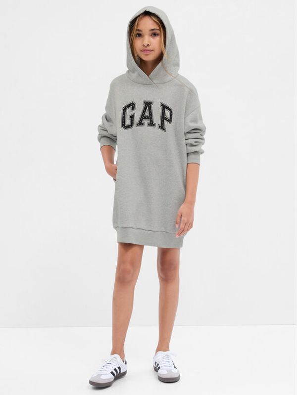 Gap Gap Vsakodnevna obleka 741076-00 Siva Regular Fit