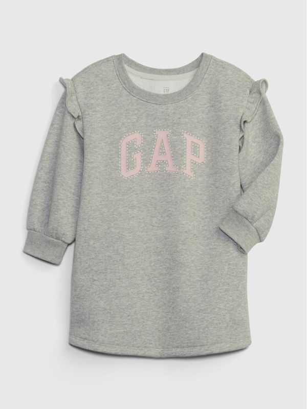 Gap Gap Vsakodnevna obleka 741279-00 Siva Regular Fit