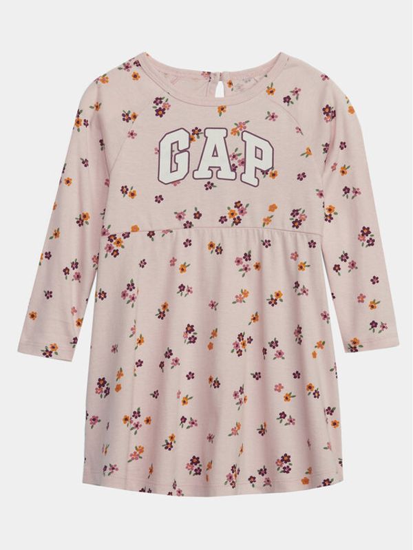 Gap Gap Vsakodnevna obleka 794904-01 Roza Regular Fit