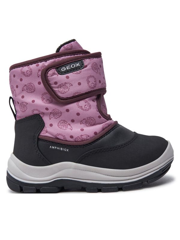 Geox Geox Škornji za sneg B Flanfil Girl B Abx B263WG 0BCMN C0724 S Črna