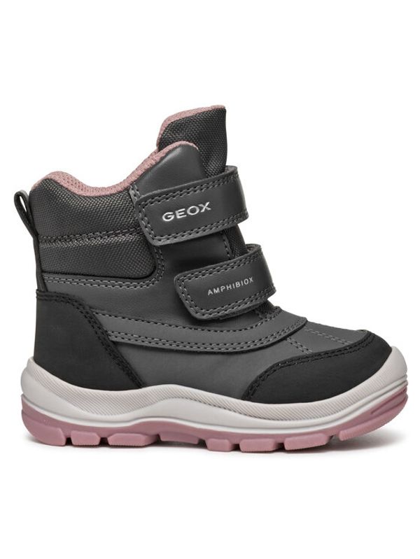 Geox Geox Škornji za sneg B Flanfil Girl B Abx B463WD 050FU C9A8F M Siva