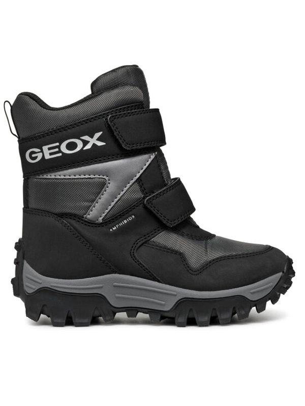 Geox Geox Škornji za sneg J Himalaya Boy B Abx J46FRE 0FU50 C9211 D Siva