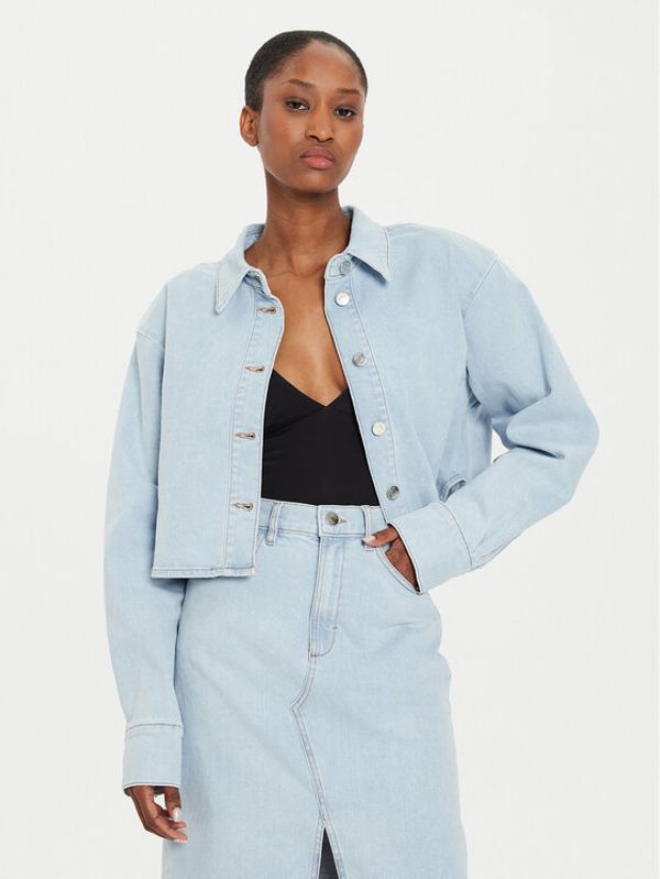 Gestuz Gestuz Jeans srajca Denia 10909238 Modra Regular Fit