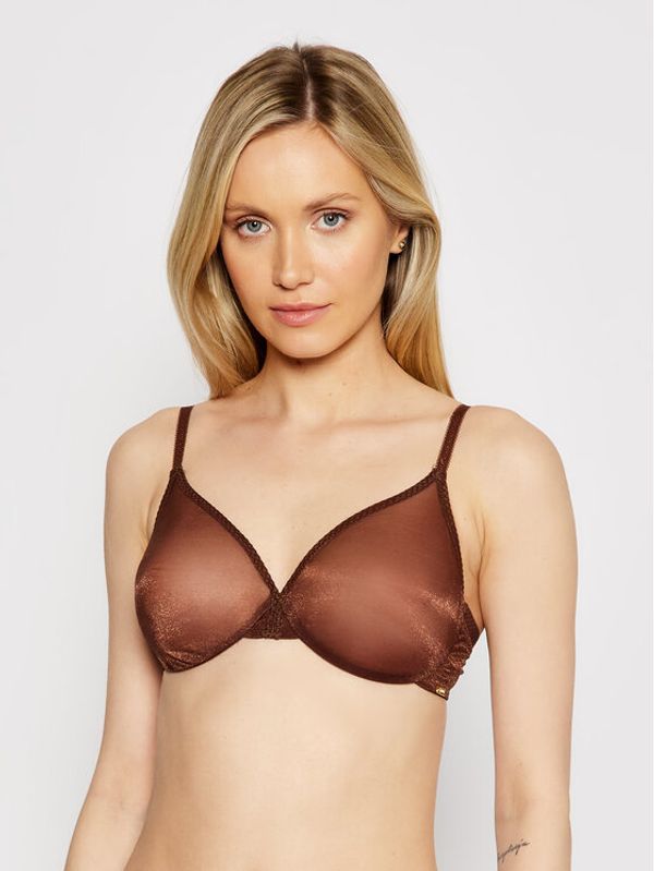 Gossard Gossard Nedrček s kostjo Glossies Sheer Moulded 6271 Rjava