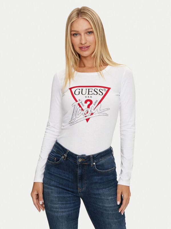 Guess Guess Bluza Icon W4YI33 I3Z14 Bela Slim Fit