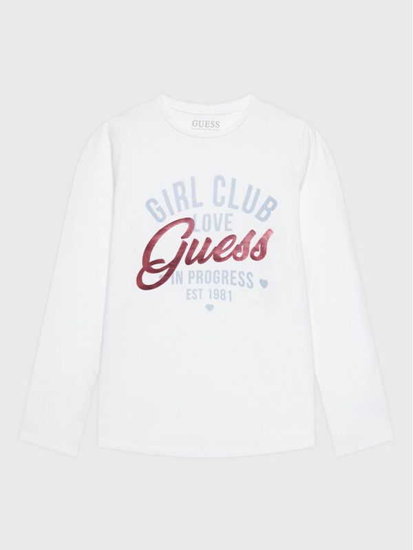 Guess Guess Bluza J3RI27 K6YW1 Bela Regular Fit