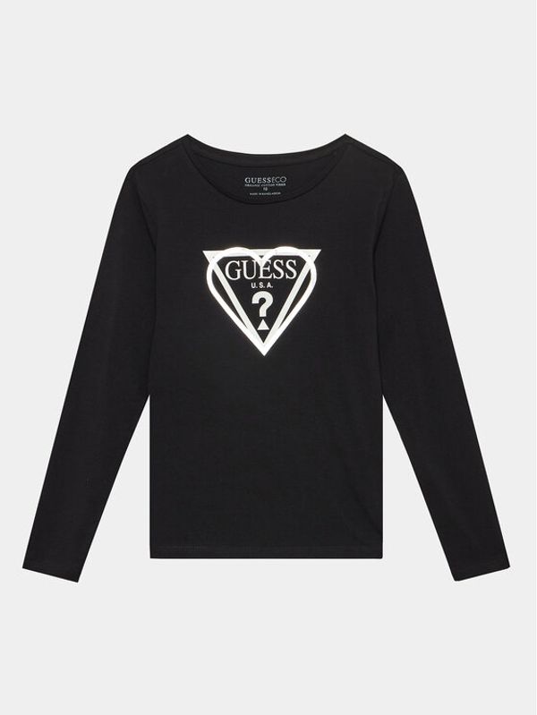 Guess Guess Bluza J3YI03 K6YW4 Črna Regular Fit