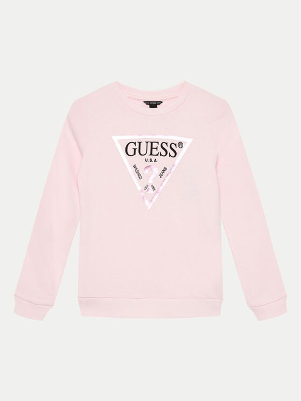 Guess Guess Bluza J74Q10 KAUG0 Roza Regular Fit