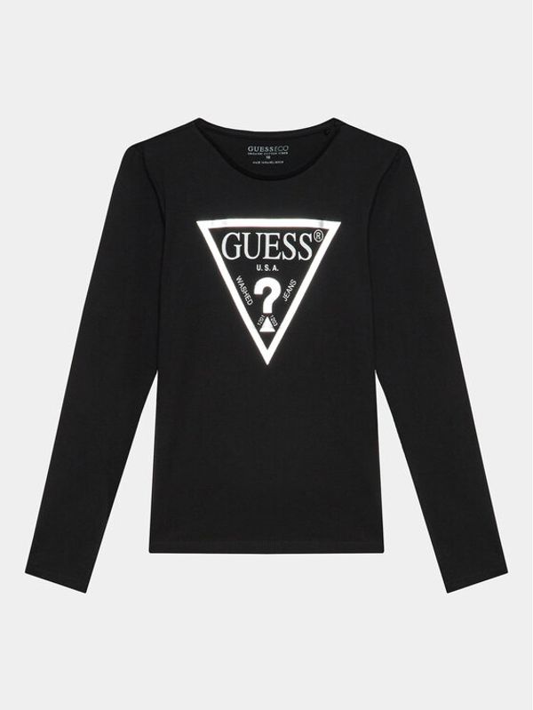 Guess Guess Bluza J84I36 K8HM0 Črna Regular Fit