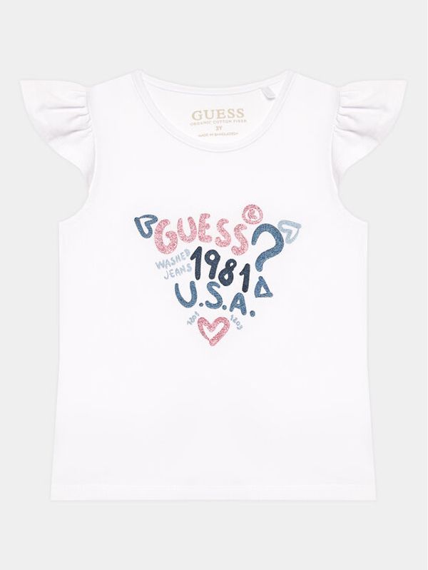 Guess Guess Bluza K3GI16 K6YW1 Bela Regular Fit