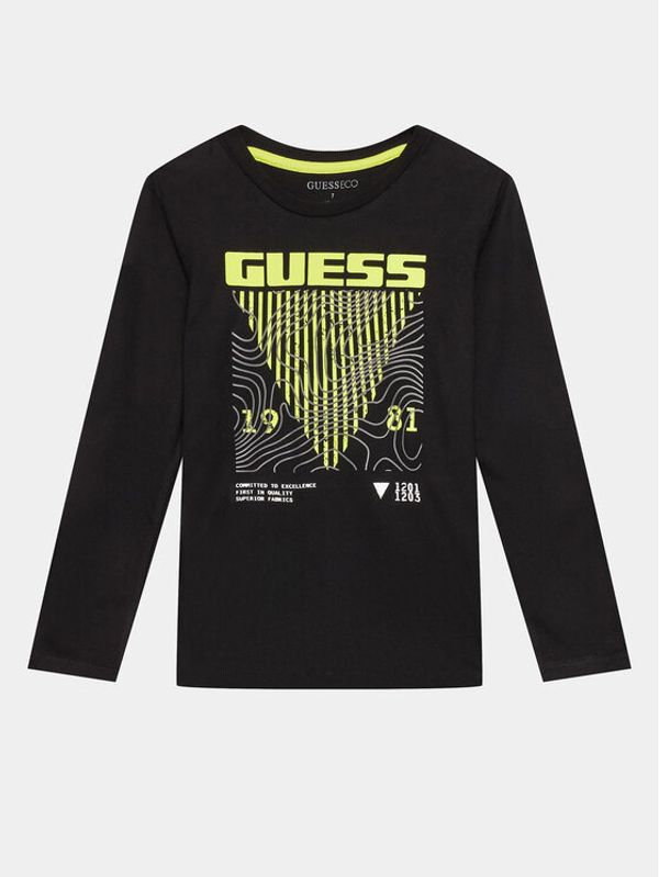 Guess Guess Bluza L3BI29 I3Z13 Črna Regular Fit