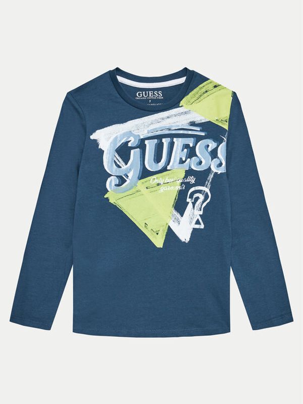 Guess Guess Bluza L4BI28 I3Z14 Mornarsko modra Regular Fit