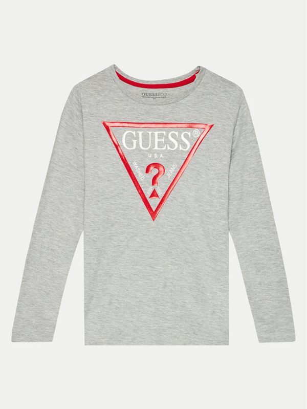 Guess Guess Bluza L84I29 K8HM0 Siva Regular Fit