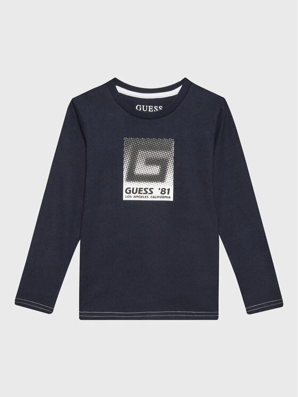 Guess Guess Bluza N2BI19 I3Z11 Mornarsko modra Regular Fit