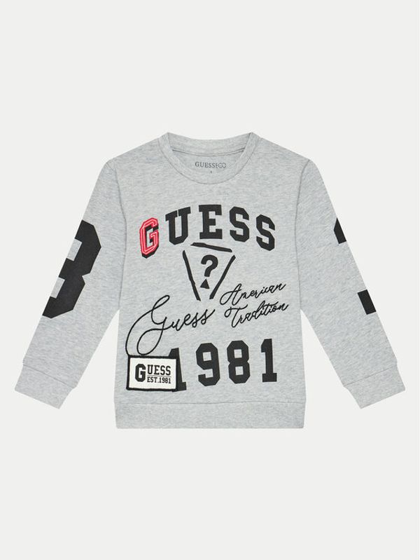 Guess Guess Bluza N4BI13 K8VA3 Siva Regular Fit