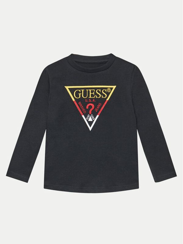 Guess Guess Bluza N4YI36 K8HM4 Črna Regular Fit