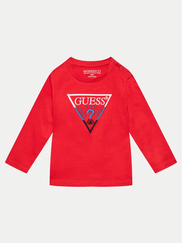 Guess Guess Bluza N4YI36 K8HM4 Rdeča Regular Fit