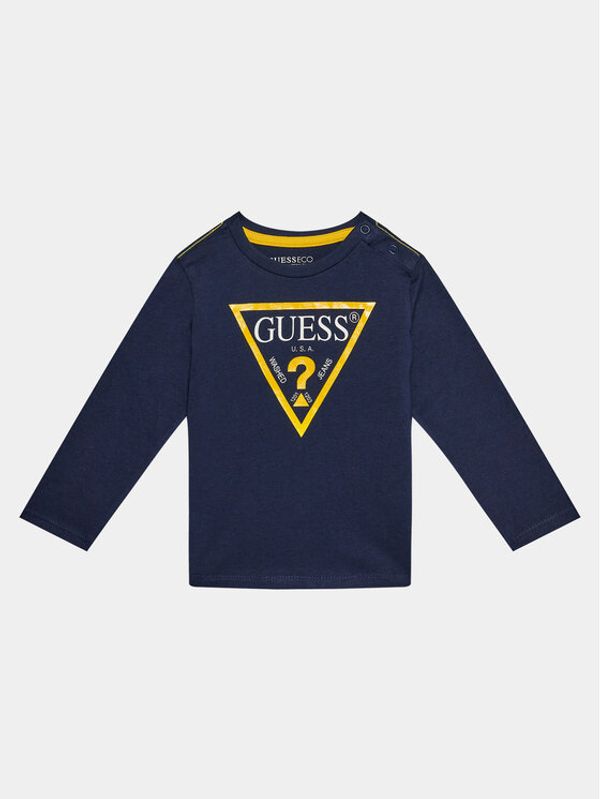 Guess Guess Bluza N84I24 K8HM0 Mornarsko modra Regular Fit