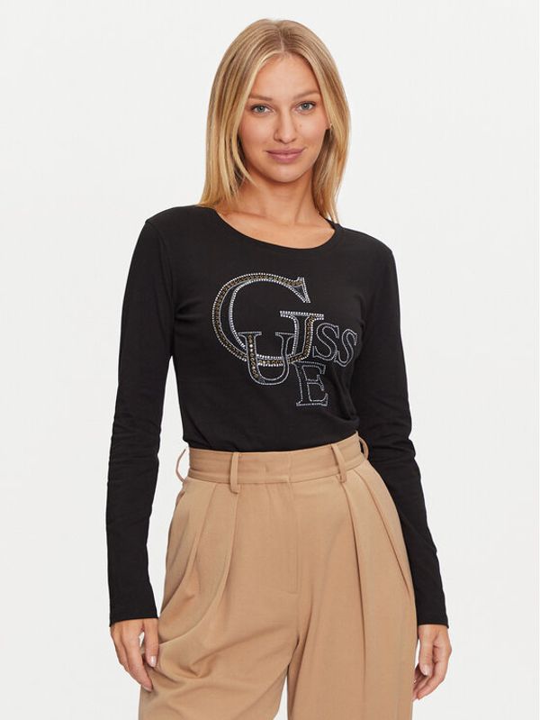 Guess Guess Bluza W4BI29 I3Z14 Črna Regular Fit