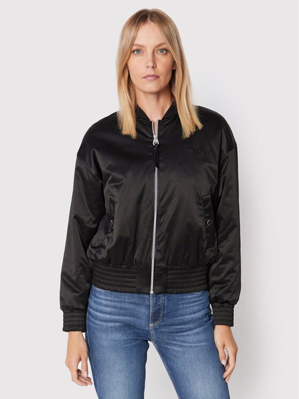 Guess Guess Bomber jakna Alexia W2YL03 WERA2 Črna Regular Fit