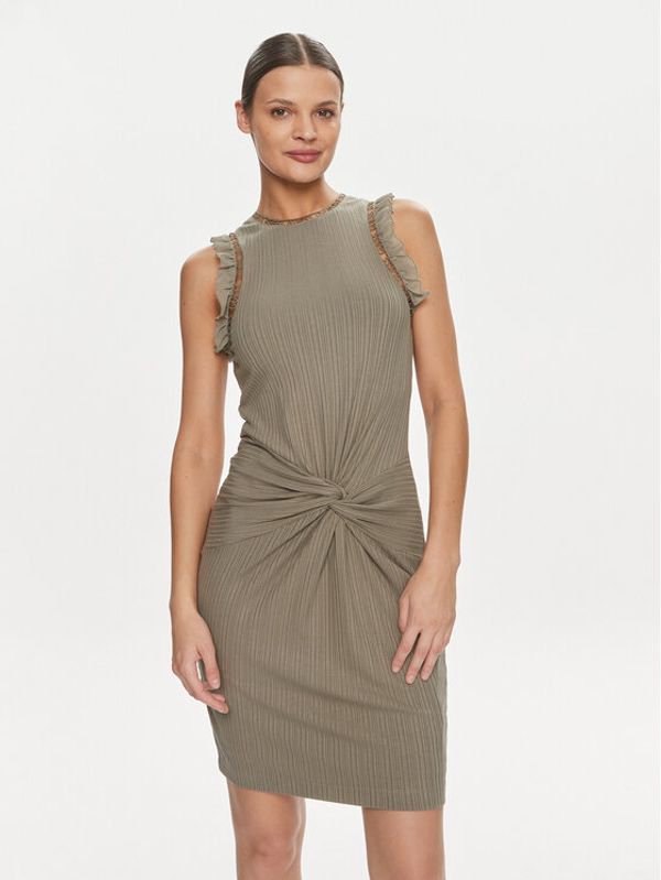 Guess Guess Cocktail obleka Olga W4GK30 KC7H2 Zelena Bodycon Fit